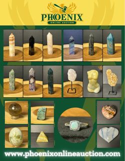 Crystal and Rocks: Phoenix Online Auction ends tonight!