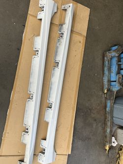 2021-2025 ACURA TLX SIDE SKIRTS PLATINUM PEARL WHITE