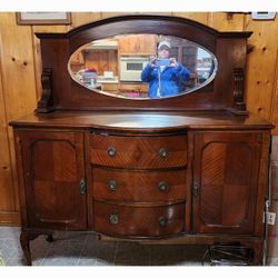 Vintage Mirrored Cabinet