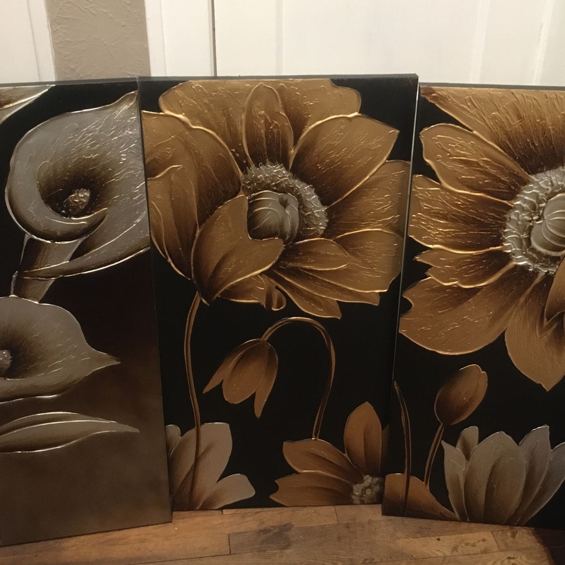 Art Wall Art: Art Olio Del Metallo Hand Painted Wall Art - Pick Up Today Sunday August 18 For $150