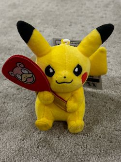 Pikachu Keychain plush Slowpoke fan
