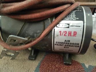 Vintage Craftsman Air Compressor. $100