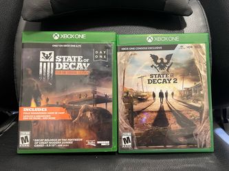 State of Decay 1 & 2 Bundle Combo set Xbox One Video Games