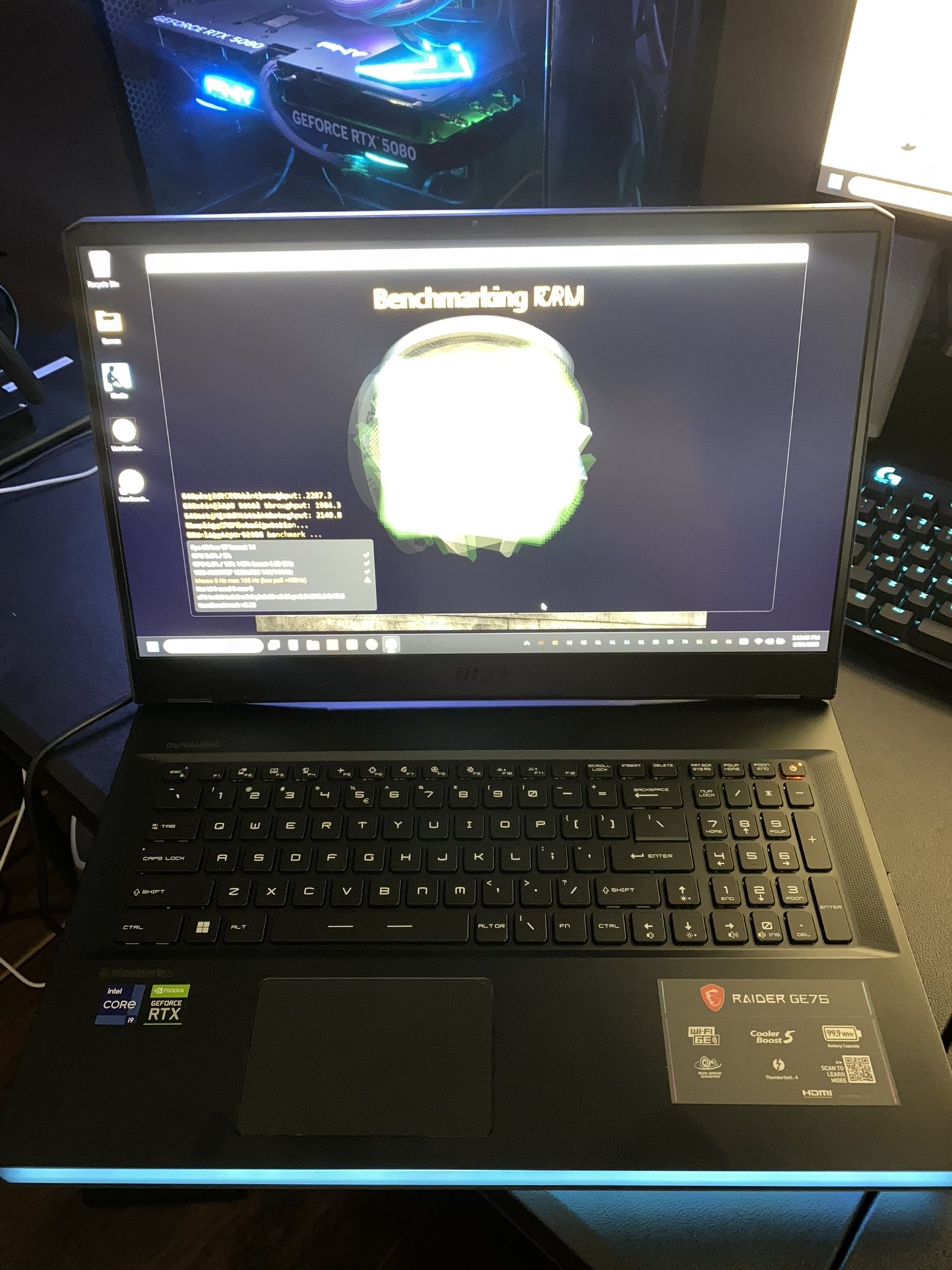 MSI 17” GE76 Raider Gaming Laptop i9 12th Gen Processor 32 Gb Ram