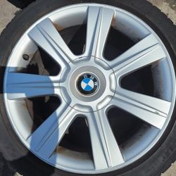 Original 17" BMW 325i Wheels With Tires