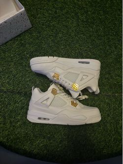 Jordan 4 metallic gold