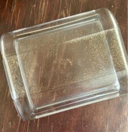 Vintage MCM Lucite Gold Fleck Cigarette Box