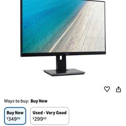 TWO Acer 24in Computer Monitors
