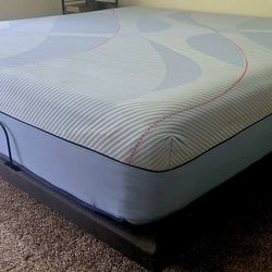 King Mattress And Elite Electronic Bed Frame With Remote New