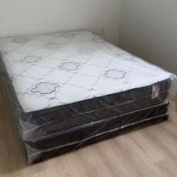New Full Size Mattress With Boxspring Set Colchones Matrimoniales Full Bed 