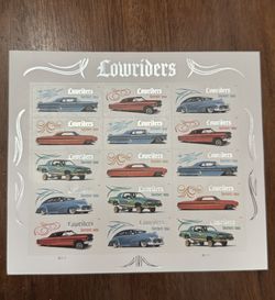Lowrider stamps USPS sheet of 15