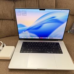 2021/2022 Apple MacBook Pro 16-Inch "M1 Max" 10 cores, 32cores GPU, 32GB ram,1TB,81 cycles, fast