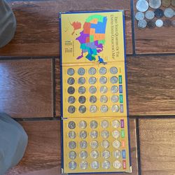 Colección De Monedas De Todos Los Estados Unidos De Coras De 25 Centavos