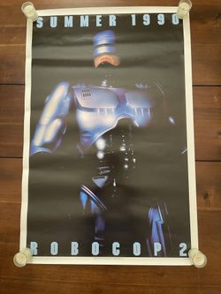 Original Not A Reprint Robocop 2 Advance Theatrical One Sheet