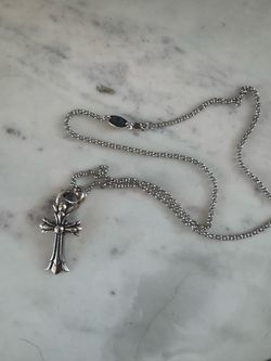 Chrome hearts pendant and chain