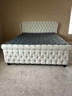 Cali King Upholstered Bed Frame