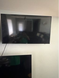 70” Smart TV, 50” Smart TV & Leather Sectional Couch