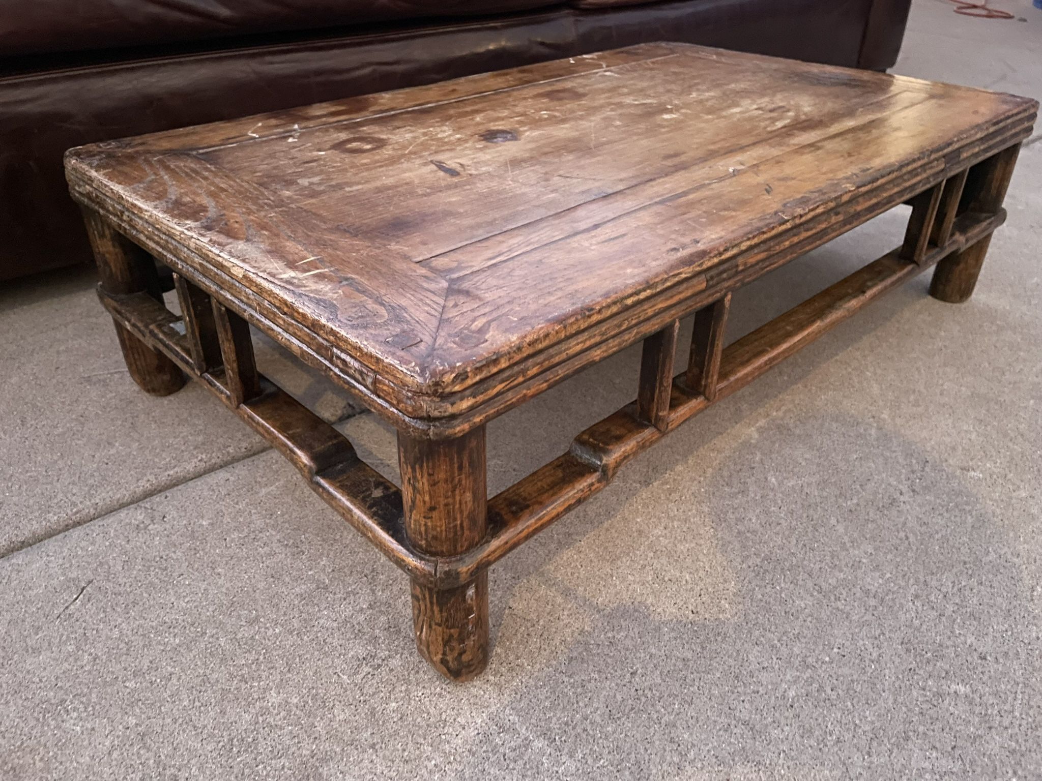 Antique Chinese Ming Shanxi Low Kang Table Tea Table Coffee Table