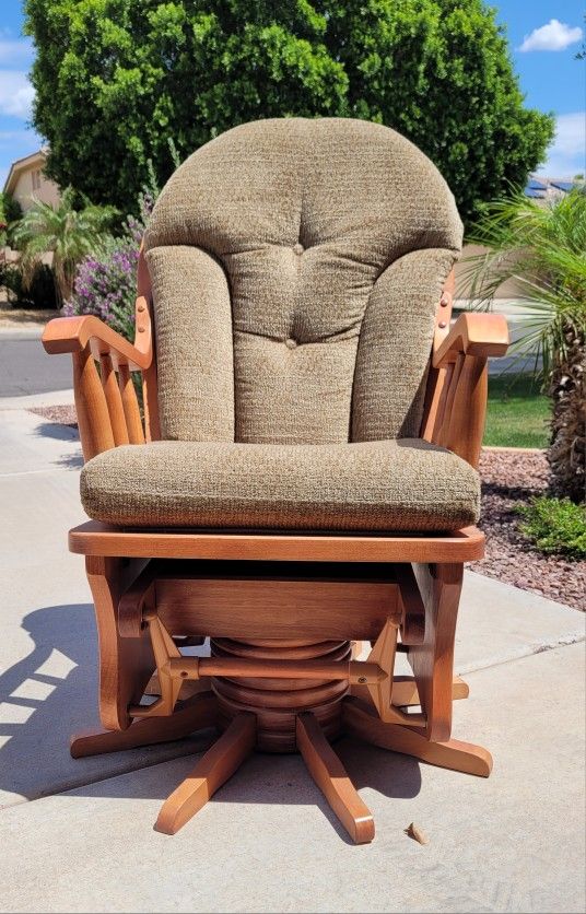 Unique Upholstered Rocking Chair 