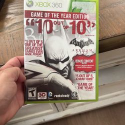 Xbox360 Batman Game