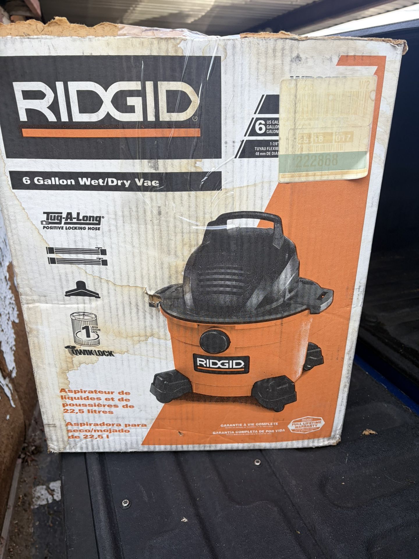 Ridgid Vac