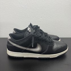 Nike Dunk Low Airbrush Swoosh Black Size 11