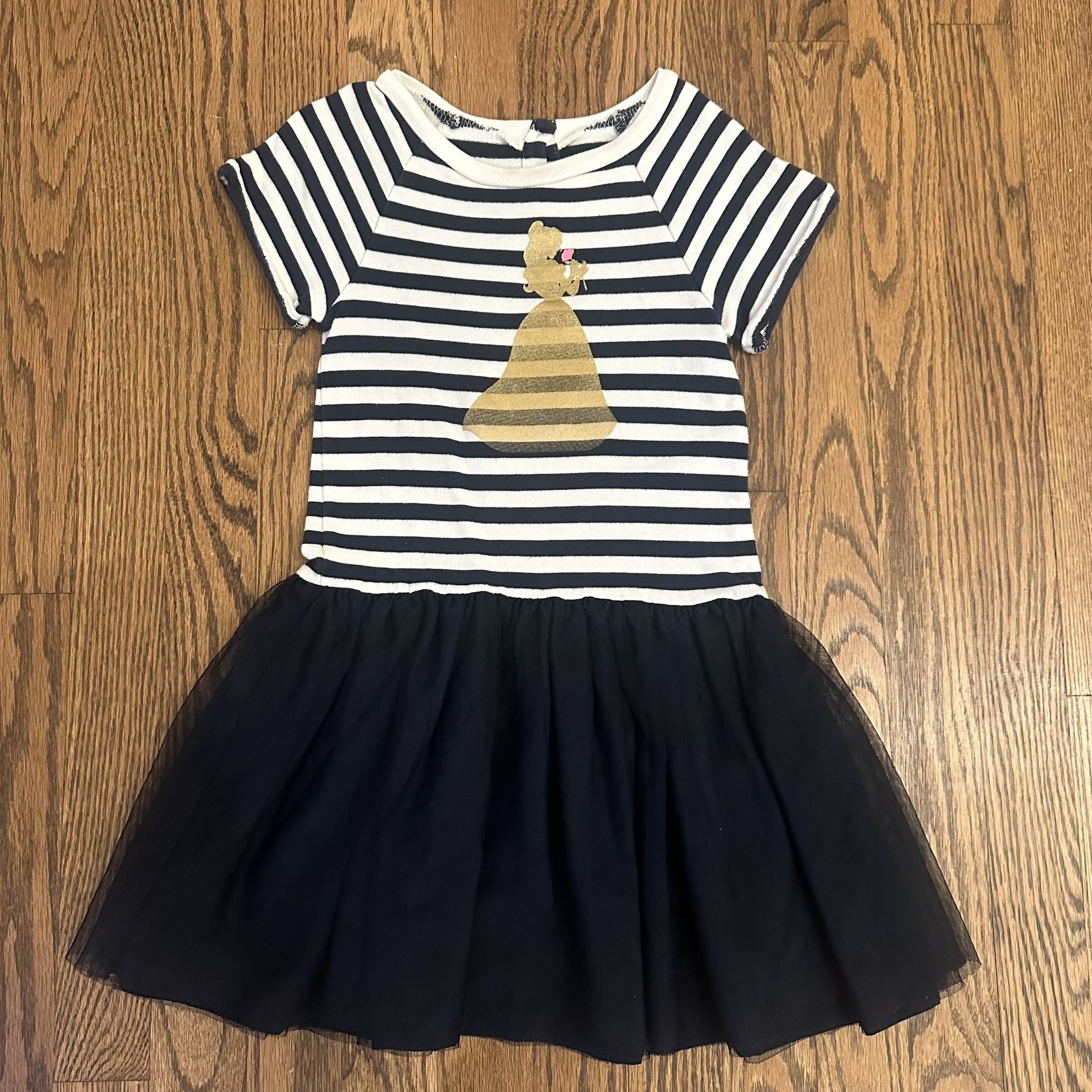 Size 5 Girls Gap Disney Belle Striped Dress