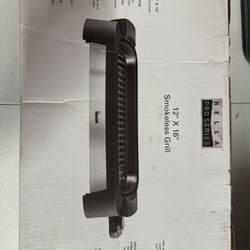 Bella PRO SERIES ELECTRIC INDOOR/OUTDOOR 12X16 Smokeless Grill