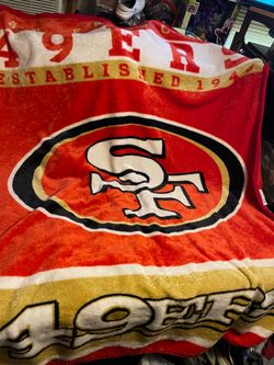San Francisco 49 ers blanket ( 5 ft x 7 ft )