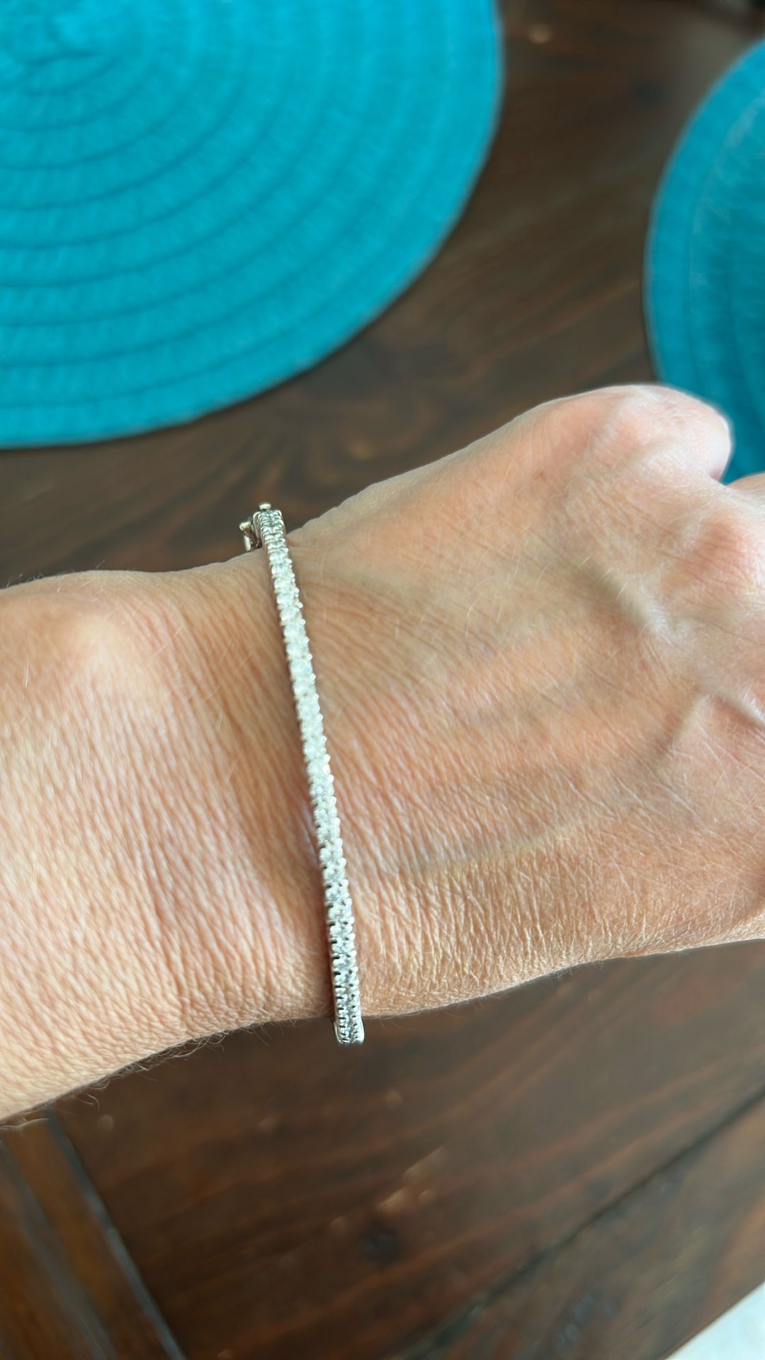 Diamond And White gold Tennis Bracelet 39 1/4 Carat Diamonds.