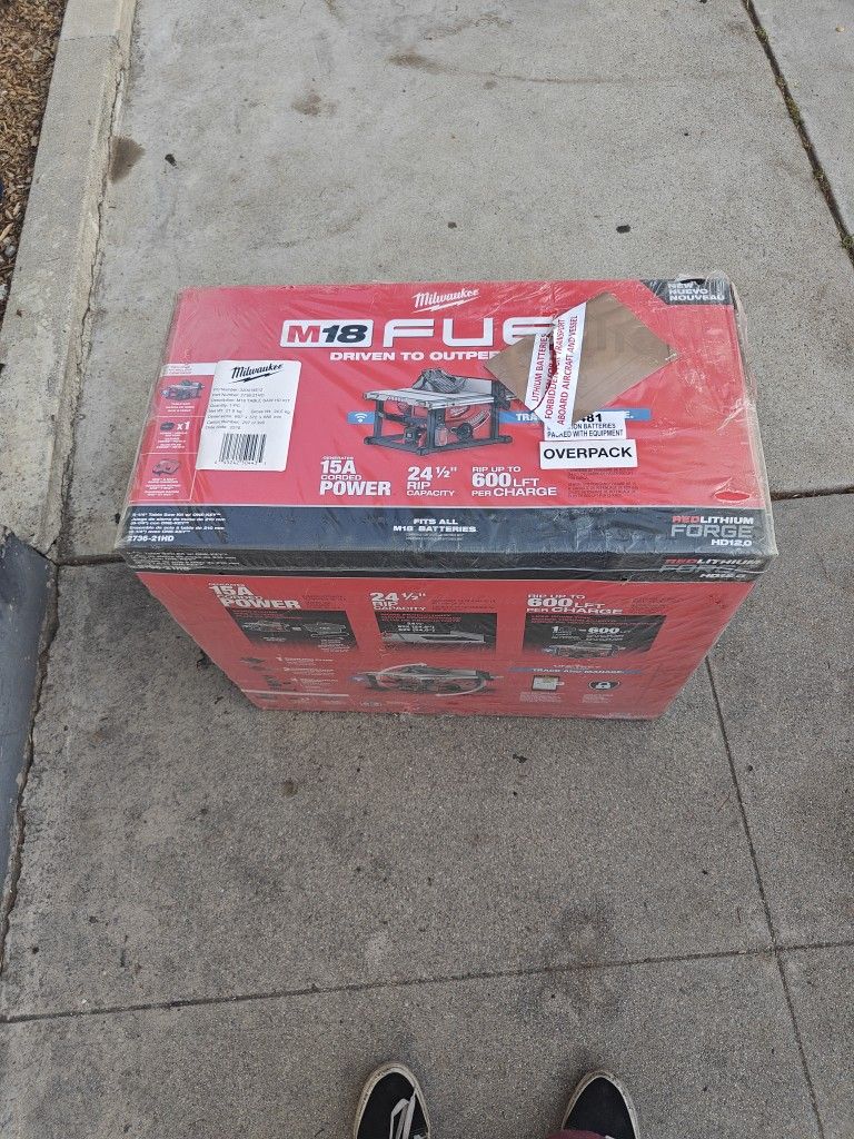 Milwaukee M18 Fuel Driven To Outperform Table Saw