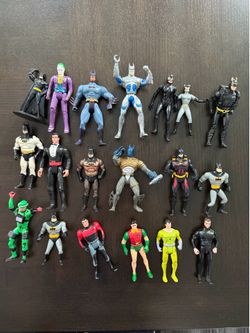 Vintage 1980s and 1990s Batman Action Figure Toys - $5 each