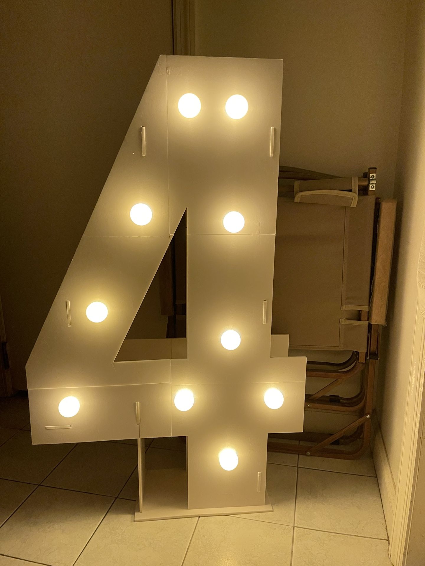 3ft/36Inch Light-Up Numbers 23789
