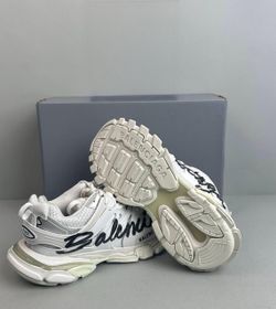 Balenciaga white and black signature