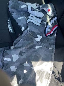 A Bathing Ape One Point Ape Head Shark Relaxed Fit Full Zip Hoodie MENS