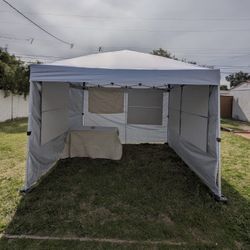 10’x10’ Canopy with Weights and Chair