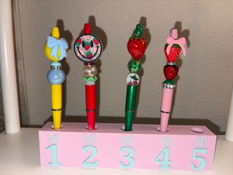 Beaded pens