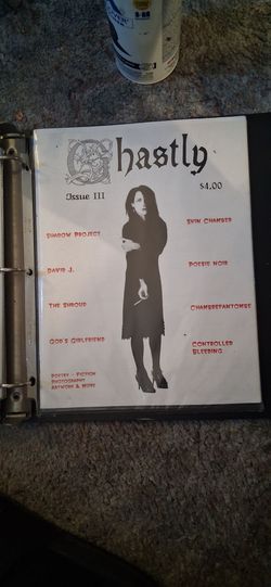 Early 90s goth flyers and zine collection