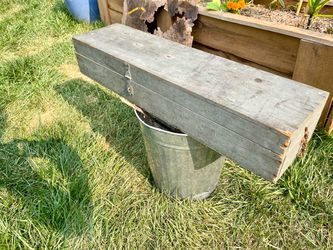 Antique Weathered Carpenters Chest