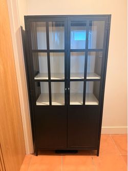 Black Metal Storage Cabinet