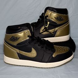 Jordan 1 Retro High “Black Gold” 