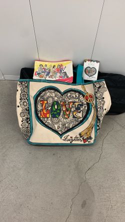 Brighton Love Tote & Make Up Zip Bag - 2 for $10