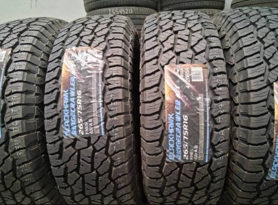 ( 4 TIRES ) 265/75R16 BLACKHAWK ALL TERRAIN