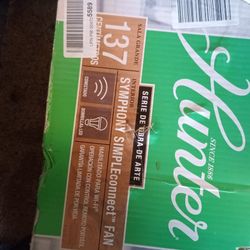 Hunter Symphony Simple Connect Ceiling Fan Wifi Abled