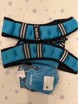 NEW ZUETK Weighted Vest – 6 lb (Blue)