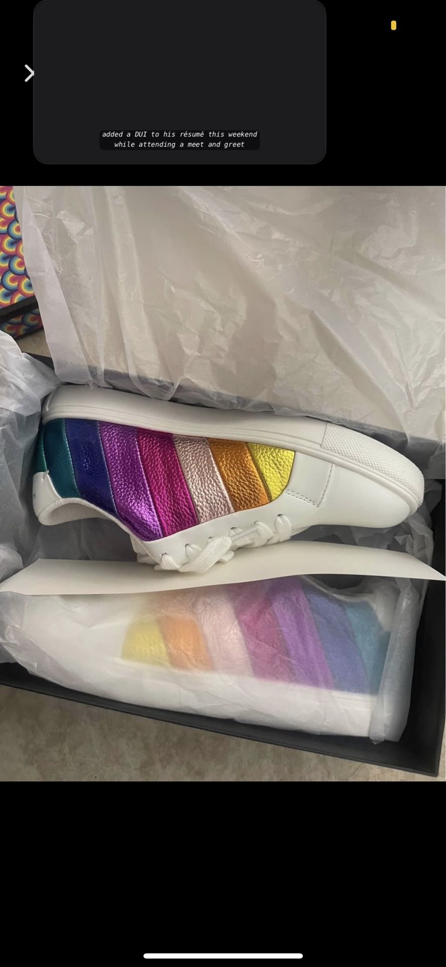 Kurt Geiger London Metallic Stripe Shoes