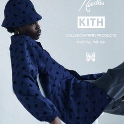 KITH x NEEDLES Flocked Nylon Coaches Jacket