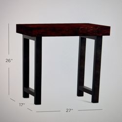 Wood End Table $350
