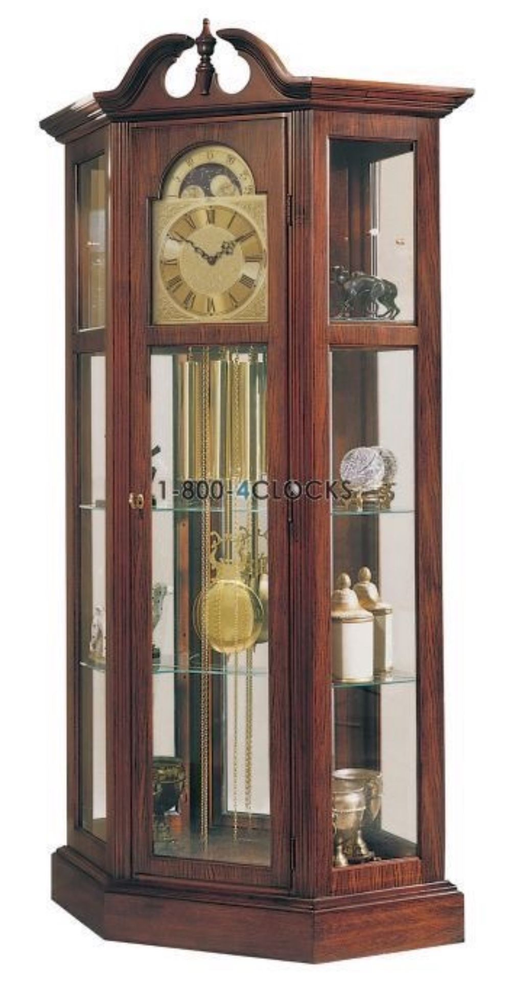Ridgeway Grandfather Curio Clock Model Richardson I 9701