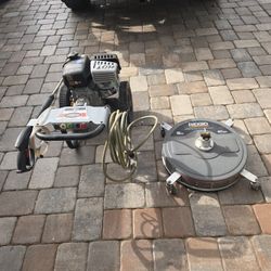 3100 Simpson Pressure Washer And 18 Inch Surface Pad